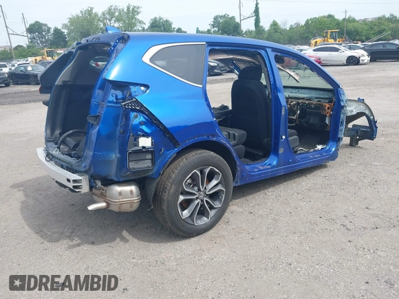 2022 Honda CR-V EX with VIN 7FARW2H50NE039590, listed as a IAAI auction lot 42315632 with Not provided miles and . Bid and sale history available at DreamBid. Image 4.