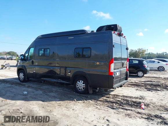2022 Ram ProMaster Cargo with VIN 3C6MRVJGXNE140109, listed as a IAAI auction lot 41455196 with 7,079 mi miles and . Bid and sale history available at DreamBid. Image 15.