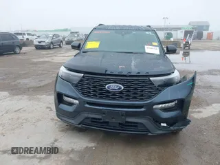 2022 Ford Explorer ST-Line with VIN 1FMSK7KH3NGA86476, listed as a IAAI auction lot 41645760 with 59,909 mi miles. Bid and sale history available at carsss.com. Image 12.