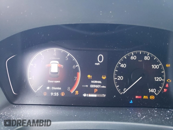 2023 Honda Pilot Touring with VIN 5FNYG2H7XPB011420, listed as a Copart auction lot 69799314 with 9,601 mi miles and Salvage Title. Bid and sale history available at DreamBid. Image 9.