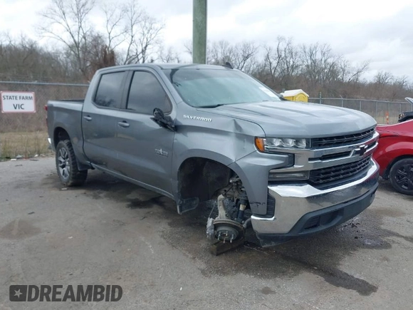 2020 Chevrolet Silverado 1500 LT with VIN 3GCPWCED8LG285993, listed as a IAAI auction lot 41664807 with 63,637 mi miles. Bid and sale history available at carsss.com. Image 1.