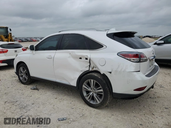2015 Lexus RX 350 with VIN 2T2ZK1BA0FC156319, listed as a Copart auction lot 54298175 with 103,714 mi miles and Salvage Title. Bid and sale history available at DreamBid. Image 2.
