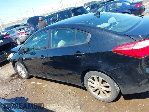 2014 Kia Forte LX with VIN KNAFX4A63E5230865, listed as a IAAI auction lot 41983560 with 103,275 mi miles and . Bid and sale history available at carsss.com. Image 15.
