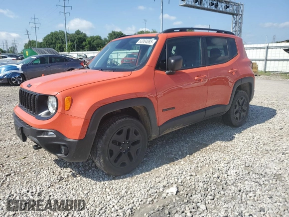 2020 Jeep Renegade Jeepster with VIN ZACNJBAB8LPL14845, listed as a Copart auction lot 63064885 with 58,889 mi miles and Salvage title. Bid and sale history available at DreamBid. Image 1.