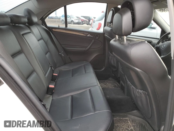 2007 Mercedes-Benz C 230 Sport with VIN WDBRF52H67F879967, listed as a Copart auction lot 52212585 with 201,975 mi miles and Salvage Title. Bid and sale history available at DreamBid. Image 10.