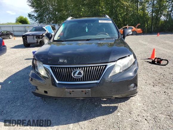 2012 Lexus RX 350 with VIN 2T2BK1BA1CC152745, listed as a Copart auction lot 59221485 with 198,669 mi miles and Salvage title. Bid and sale history available at DreamBid. Image 5.