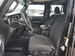 2023 Jeep Wrangler Sport S with VIN 1C4HJXDG6PW695690, listed as a Copart auction lot 45729705 with 1,584 mi miles and Salvage Title. Bid and sale history available at DreamBid. Image 7.