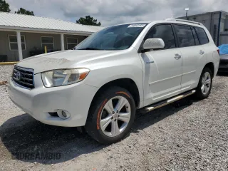 2010 Toyota Highlander Limited with VIN JTEYK3EH6A2104779, listed as a Copart auction lot 59863255 with 141,886 mi miles and Salvage title. Bid and sale history available at DreamBid. Image 1.