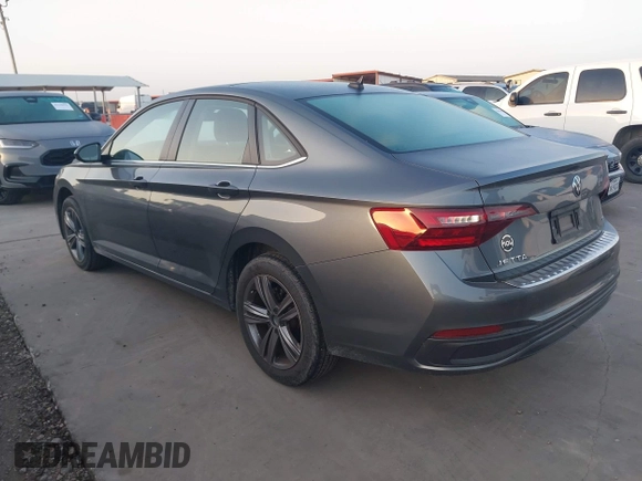 2023 Volkswagen Jetta SE with VIN 3VW7M7BUXPM012396, listed as a IAAI auction lot 42073638 with 24,593 mi miles and . Bid and sale history available at DreamBid. Image 3.