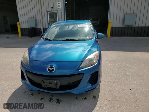 2012 Mazda 3 i Touring with VIN JM1BL1V88C1683763, listed as a Copart auction lot 57326725 with 132,544 mi miles and Salvage title. Bid and sale history available at DreamBid. Image 13.