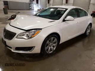 2016 Buick Regal with VIN 2G4GK5EX9G9205081, listed as a Copart auction lot 48742665 with 193,496 mi miles and Salvage Title. Bid and sale history available at carsss.com. Image 1.