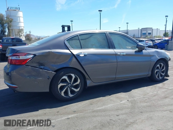 2016 Honda Accord Sedan EX with VIN 1HGCR2F76GA128929, listed as a IAAI auction lot 41882072 with 86,480 mi miles. Bid and sale history available at carsss.com. Image 6.