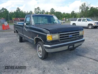 1989 Ford F-150 with VIN 2FTEF14N0KCA90438, listed as a IAAI auction lot 42448592 with 40,038 mi miles and . Bid and sale history available at DreamBid. Image 1.