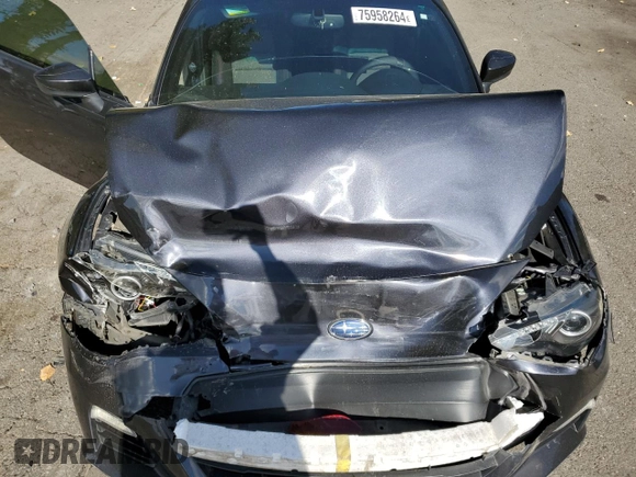 2015 Subaru BRZ Premium with VIN JF1ZCAB18F9602102, listed as a Copart auction lot 75958264 with 72,692 mi miles and Salvage title. Bid and sale history available at DreamBid. Image 13.