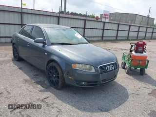 2006 Audi A4 2.0T with VIN WAUDF78E46A085336, listed as a IAAI auction lot 42118817 with 1 mi miles. Bid and sale history available at carsss.com. Image 1.