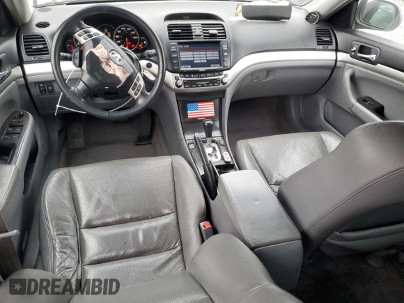 2005 Acura TSX with VIN JH4CL96915C008479, listed as a Copart auction lot 63793415 with 136,726 mi miles and Salvage title. Bid and sale history available at DreamBid. Image 8.