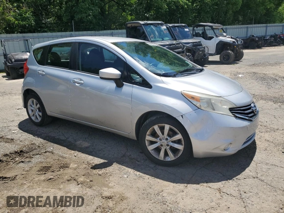 2016 Nissan Note S with VIN 3N1CE2CP8GL383446, listed as a Copart auction lot 56394545 with 137,055 mi miles and Salvage title. Bid and sale history available at DreamBid. Image 4.