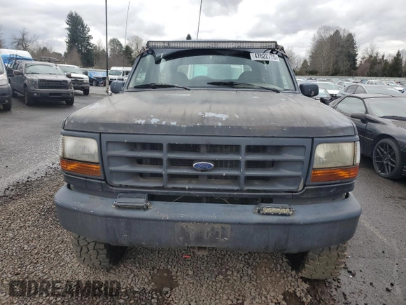 1993 Ford Bronco Custom with VIN 1FMEU15H0PLB25986, listed as a Copart auction lot 47622775 with 196,277 mi miles and Clean title. Bid and sale history available at DreamBid. Image 5.