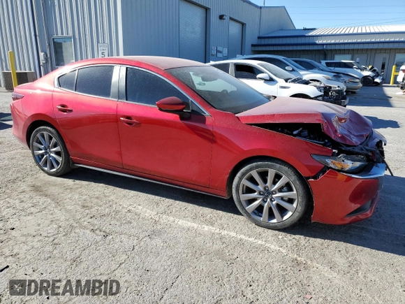 2021 Mazda 3 Select with VIN 3MZBPBBM6MM208674, listed as a Copart auction lot 87895685 with 9,132 mi miles and Salvage Title. Bid and sale history available at carsss.com. Image 4.