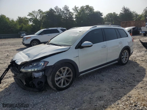 2018 Volkswagen Golf Alltrack S with VIN 3VWH17AU8JM764006, listed as a Copart auction lot 65767454 with 51,058 mi miles and Salvage Title. Bid and sale history available at carsss.com. Image 1.