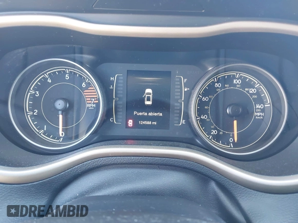 2016 Jeep Cherokee Sport with VIN 1C4PJMAB1GW314251, listed as a IAAI auction lot 41815330 with 124,588 mi miles. Bid and sale history available at carsss.com. Image 7.