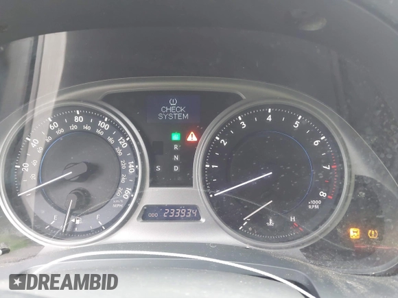 2007 Lexus IS 250 with VIN JTHCK262772008783, listed as a IAAI auction lot 41751020 with 233,934 mi miles. Bid and sale history available at carsss.com. Image 7.