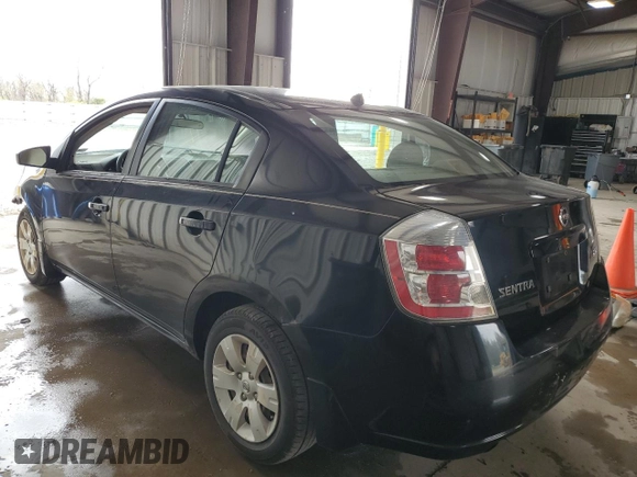 2007 Nissan Sentra 2.0 with VIN 3N1AB61E57L681106, listed as a Copart auction lot 53170925 with 213,535 mi miles and Salvage title. Bid and sale history available at DreamBid. Image 2.