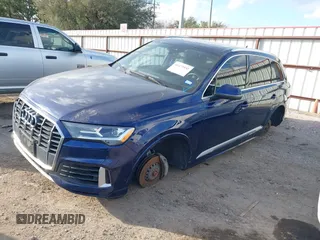 2021 Audi Q7 Premium Plus with VIN WA1LXAF72MD017846, listed as a IAAI auction lot 41475952 with 62,193 mi miles and . Bid and sale history available at DreamBid. Image 18.