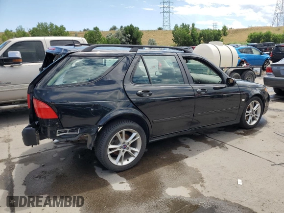 2009 Saab 9-5 with VIN YS3ED59GX93501599, listed as a Copart auction lot 66420834 with 187,953 mi miles and Salvage Title. Bid and sale history available at carsss.com. Image 3.