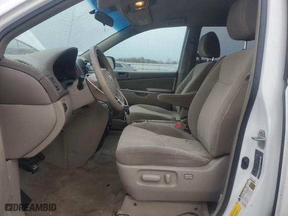 2009 Toyota Sienna CE with VIN 5TDZK23C39S233240, listed as a Copart auction lot 50080325 with 213,688 mi miles and Salvage Title. Bid and sale history available at carsss.com. Image 7.