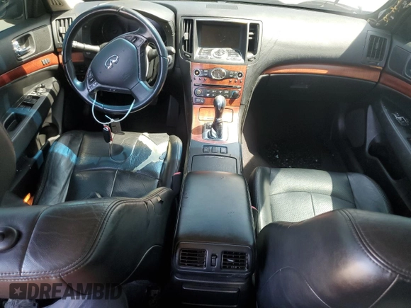 2007 Infiniti G35 Sedan Journey with VIN JNKBV61E07M729382, listed as a Copart auction lot 52576625 with 178,650 mi miles and Salvage Title. Bid and sale history available at carsss.com. Image 8.