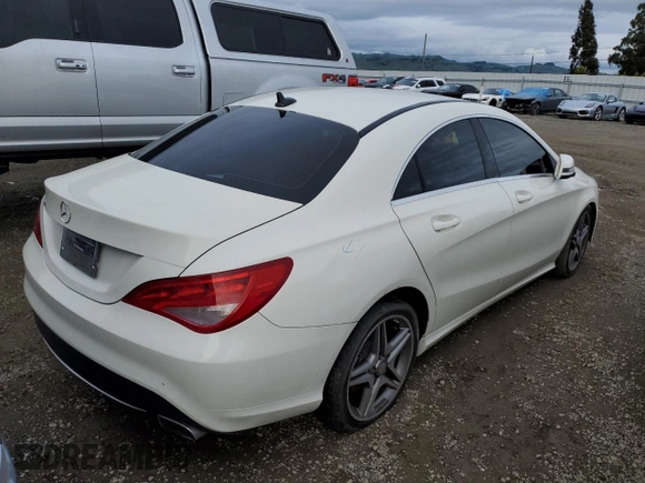 2016 Mercedes-Benz CLA 250 with VIN WDDSJ4EBXGN363366, listed as a Copart auction lot 44666644 with Not Provided miles and . Bid and sale history available at DreamBid. Image 3.