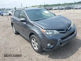 2013 Toyota RAV4 XLE with VIN JTMWFREV7DD019502, listed as a IAAI auction lot 42419657 with 158,426 mi miles and . Bid and sale history available at DreamBid. Image 1.