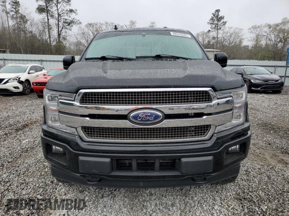 2018 Ford F-150 XL with VIN 1FTEW1EG0JFE35423, listed as a Copart auction lot 48533525 with 96,045 mi miles and Salvage Title. Bid and sale history available at carsss.com. Image 5.