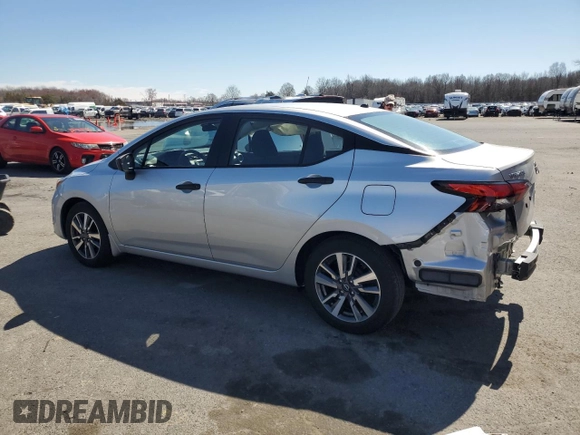 2024 Nissan Versa S with VIN 3N1CN8DV7RL875548, listed as a Copart auction lot 49424065 with 10,154 mi miles and Salvage Title. Bid and sale history available at DreamBid. Image 2.