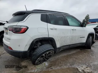 2023 Jeep Compass Limited with VIN 3C4NJDCN0PT531701, listed as a Copart auction lot 44122455 with 16,497 mi miles and Salvage Title. Bid and sale history available at carsss.com. Image 3.