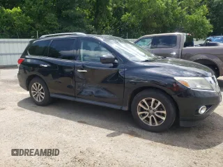 2016 Nissan Pathfinder SL with VIN 5N1AR2MN5GC609147, listed as a Copart auction lot 61146845 with 200,477 mi miles and Salvage title. Bid and sale history available at DreamBid. Image 4.