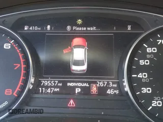 2019 Audi A4 Premium with VIN WAUDNAF4XKA022178, listed as a IAAI auction lot 41593789 with 79,557 mi miles. Bid and sale history available at carsss.com. Image 7.