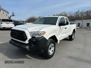 2022 Toyota Tacoma SR with VIN 3TYSX5ENXNT010890, listed as a Copart auction lot 54152985 with 45,794 mi miles and Salvage title. Bid and sale history available at DreamBid. Image 1.