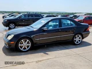 2007 Mercedes-Benz C 230 Sport with VIN WDBRF52H87A933654, listed as a Copart auction lot 58922415 with 78,121 mi miles and Clean title. Bid and sale history available at DreamBid. Image 1.