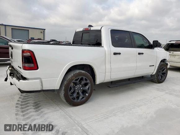 2023 Ram 1500 Limited with VIN 1C6SRFHT7PN564426, listed as a Copart auction lot 57902525 with 14,345 mi miles and Salvage title. Bid and sale history available at DreamBid. Image 3.