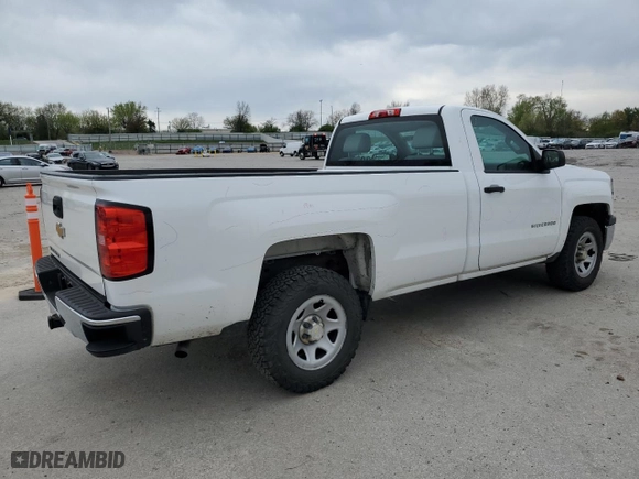 2014 Chevrolet Silverado 1500 Work Truck with VIN 1GCNCPEH6EZ293684, listed as a Copart auction lot 51858615 with 131,344 mi miles and Salvage Title. Bid and sale history available at carsss.com. Image 3.