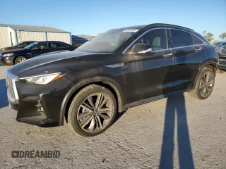 2024 Infiniti QX55 Luxe with VIN 3PCAJ5JR9RF108062, listed as a Copart auction lot 86250304 with 3,263 mi miles and Salvage Title. Bid and sale history available at DreamBid. Image 1.
