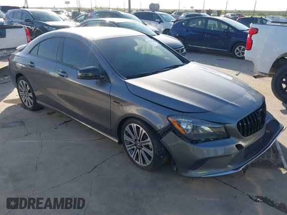 2018 Mercedes-Benz CLA 250 with VIN WDDSJ4EB5JN648760, listed as a IAAI auction lot 41837463 with 58,723 mi miles and . Bid and sale history available at DreamBid. Image 1.