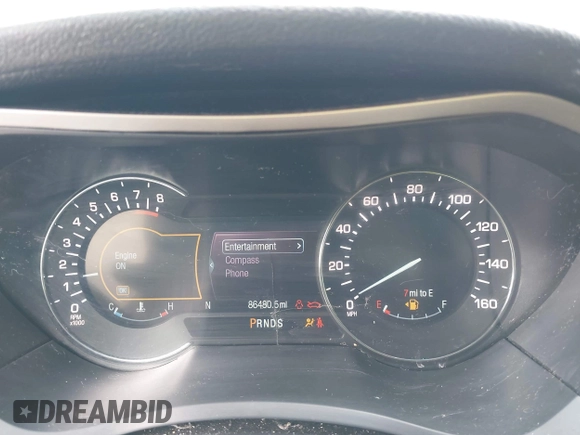 2016 Lincoln MKZ with VIN 3LN6L2J95GR601159, listed as a IAAI auction lot 42177678 with 86,480 mi miles and . Bid and sale history available at DreamBid. Image 7.