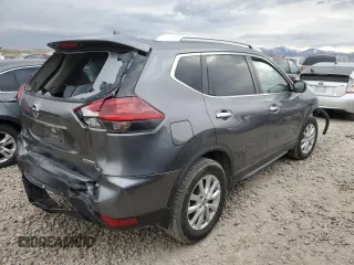 2020 Nissan Rogue S with VIN JN8AT2MV7LW135429, listed as a Copart auction lot 48258855 with 44,973 mi miles and Salvage Title. Bid and sale history available at carsss.com. Image 3.