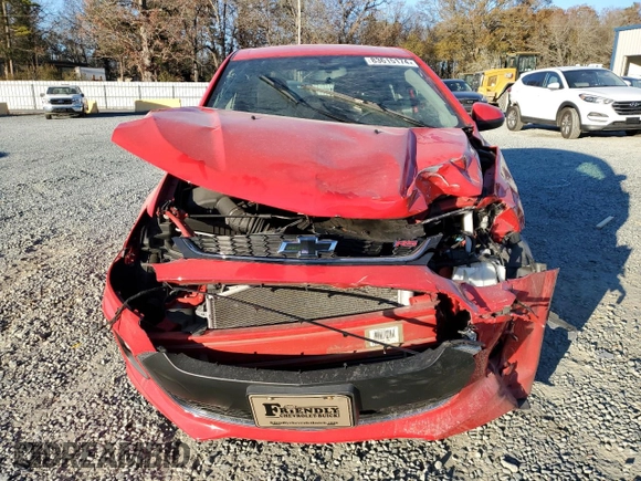 2018 Chevrolet Sonic LT z VIN 1G1JD6SB5J4118848, wystawiony jako Copart lot #83615174 z przebiegiem 17 483 mil mil oraz Szkoda całkowita • Salvage title. Historia ofert i sprzedaży dostępna na DreamBid. Obrazek 5.