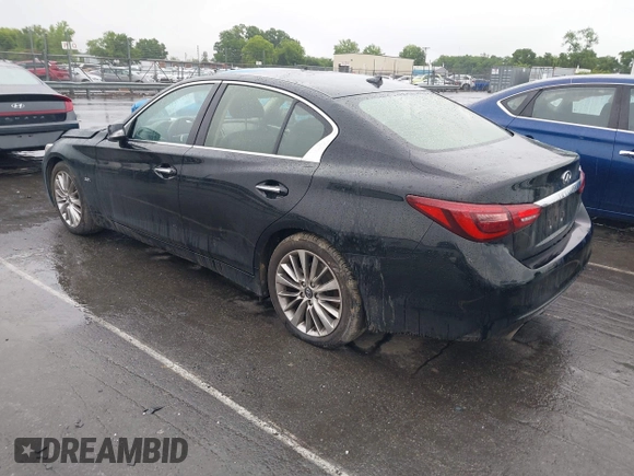 2020 Infiniti Q50 Luxe with VIN JN1EV7AP3LM207722, listed as a IAAI auction lot 42365046 with 94,738 mi miles and . Bid and sale history available at DreamBid. Image 3.