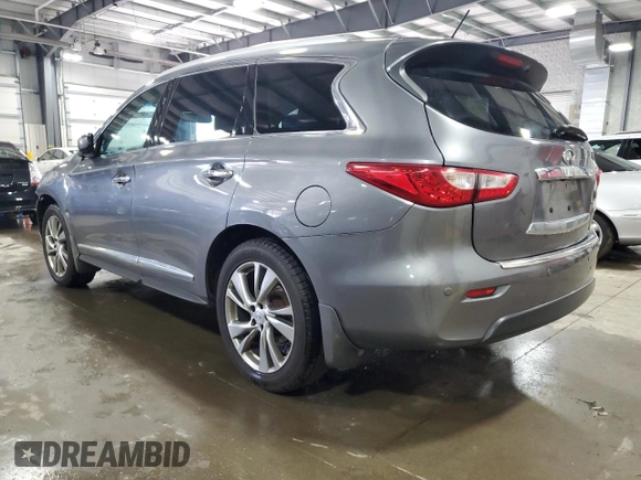 2015 Infiniti QX60 with VIN 5N1AL0MM1FC521353, listed as a Copart auction lot 53740475 with 149,750 mi miles and Salvage title. Bid and sale history available at DreamBid. Image 2.