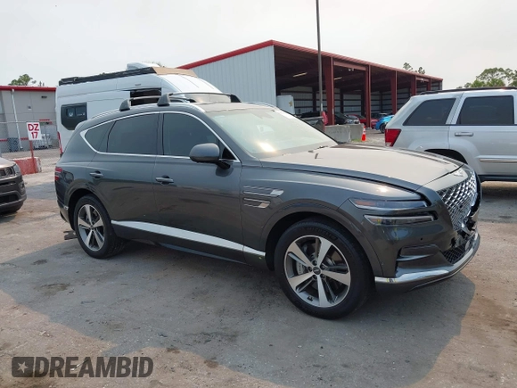 2022 Genesis GV80 с VIN KMUHBDSB5NU091783, выставлен на аукционе IAAI как лот 42324573 с пробегом 34 543 миль миль и . История ставок и продаж доступна на DreamBid. Изображение 1.